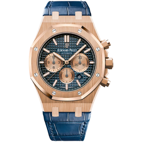Audemars Piguet Royal Oak Chronograph Blue Leather 41mm