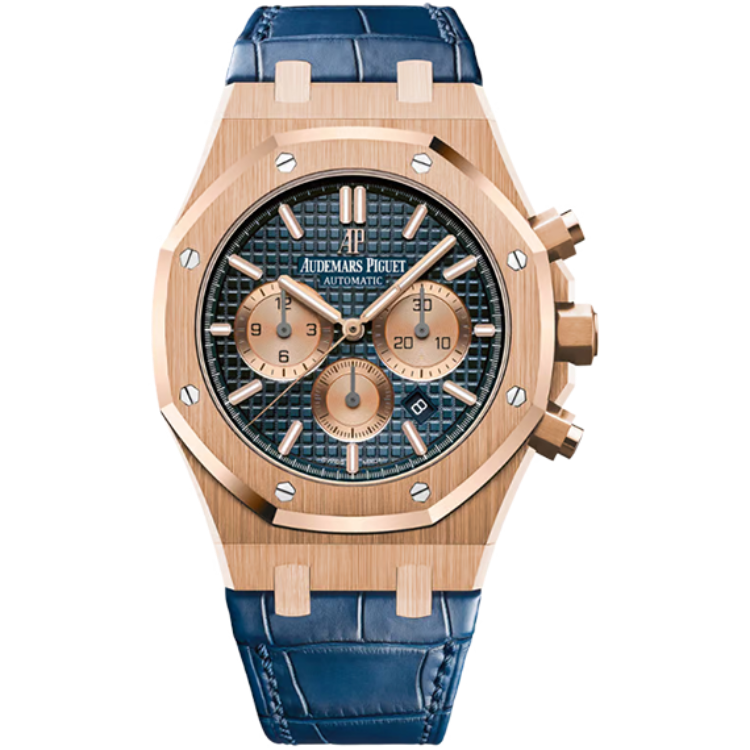Audemars Piguet Royal Oak Chronograph Blue Leather 41mm - Image 1