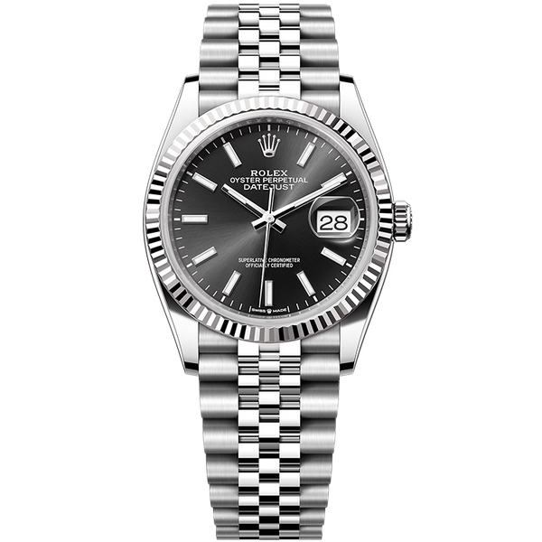Rolex Datejust Black Steel 36mm