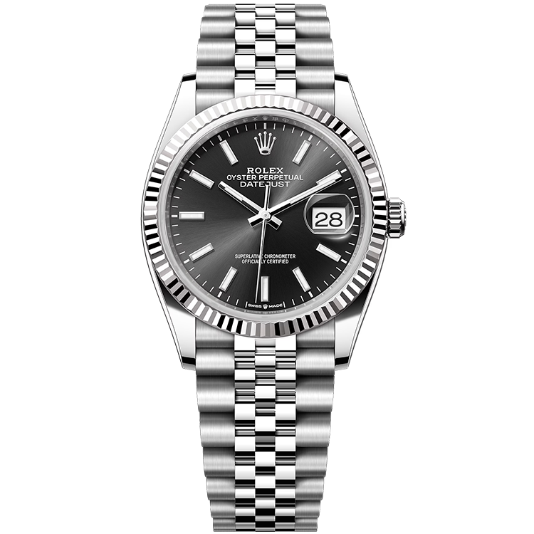 Rolex Datejust Black Steel 36mm - Image 1