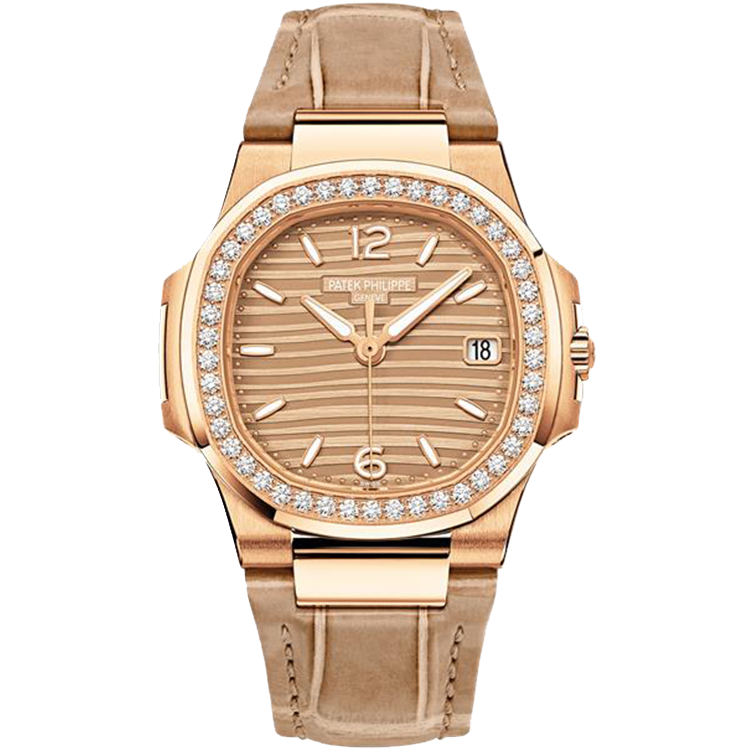 Patek Philippe Lady Nautilus White Leather 32mm - Image 1