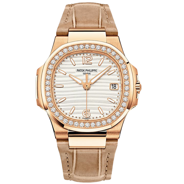 Patek Philippe Lady Nautilus White Leather 32mm - Image 1