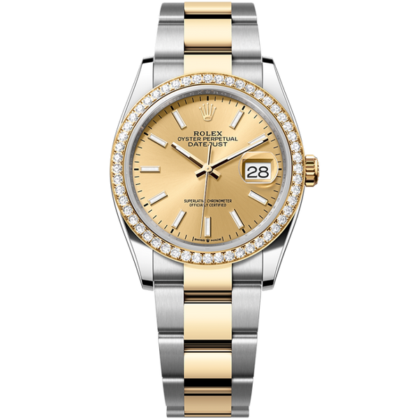 Rolex Datejust Champagne Two-Tone 36mm