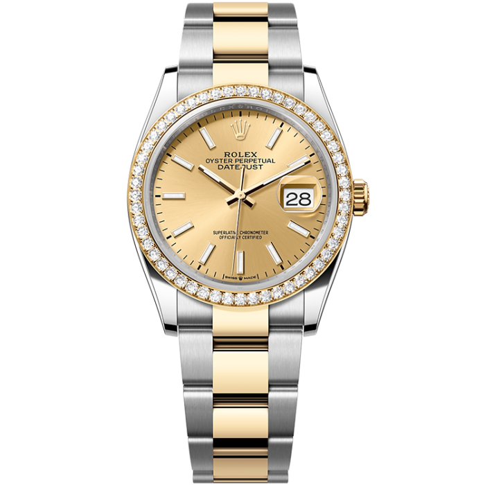 Rolex Datejust Champagne Two-Tone 36mm - Image 1