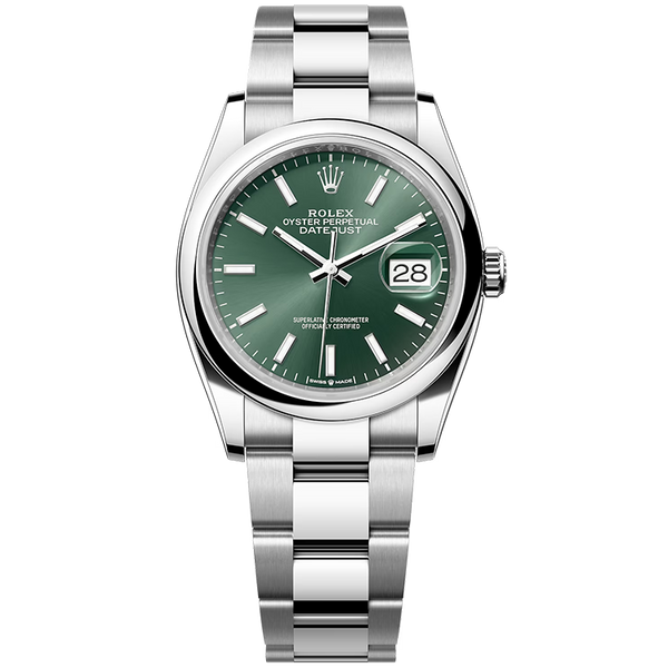 Rolex Datejust Green Steel 36mm