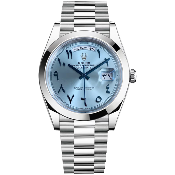 Rolex Day-Date Arabic Blue Platinum 40mm - Image 1