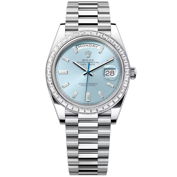 Rolex Day-Date Blue Platinum 40mm