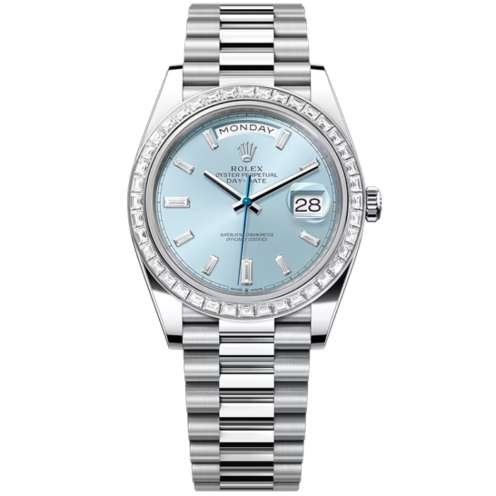 Rolex Day-Date Blue Platinum 40mm - Image 1