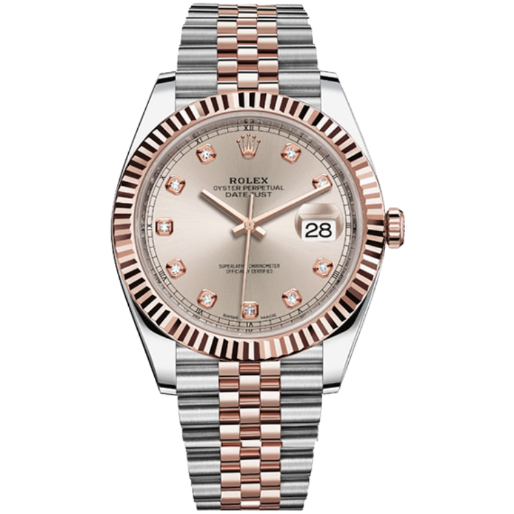 Rolex Datejust Rose Gold Two-Tone 41mm - Image 1