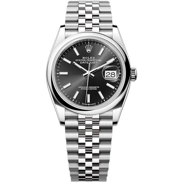 Rolex Datejust Black Steel 36mm