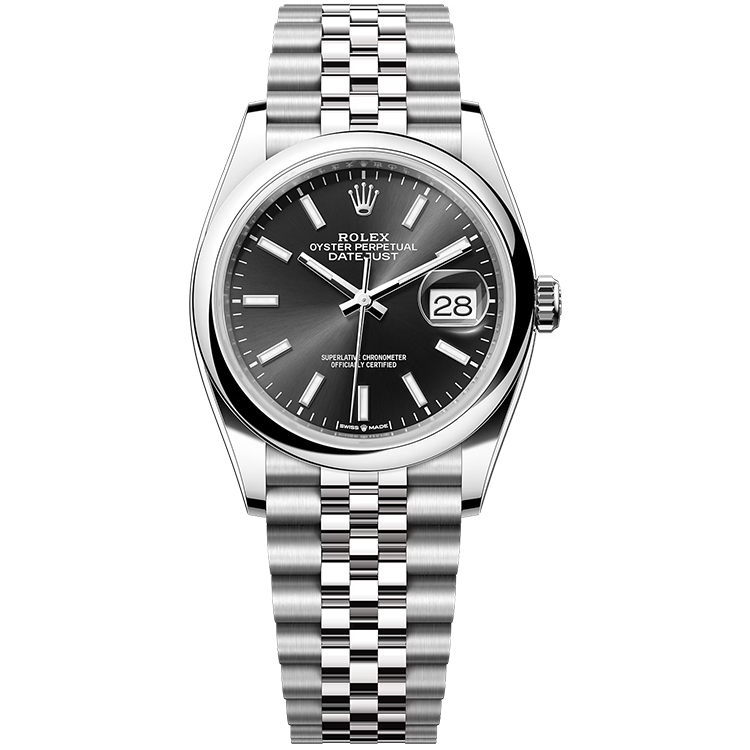 Rolex Datejust Black Steel 36mm - Image 1