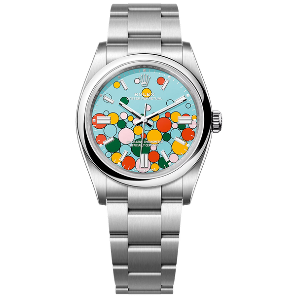 Rolex Oyster Perpetual Blue Steel 36mm