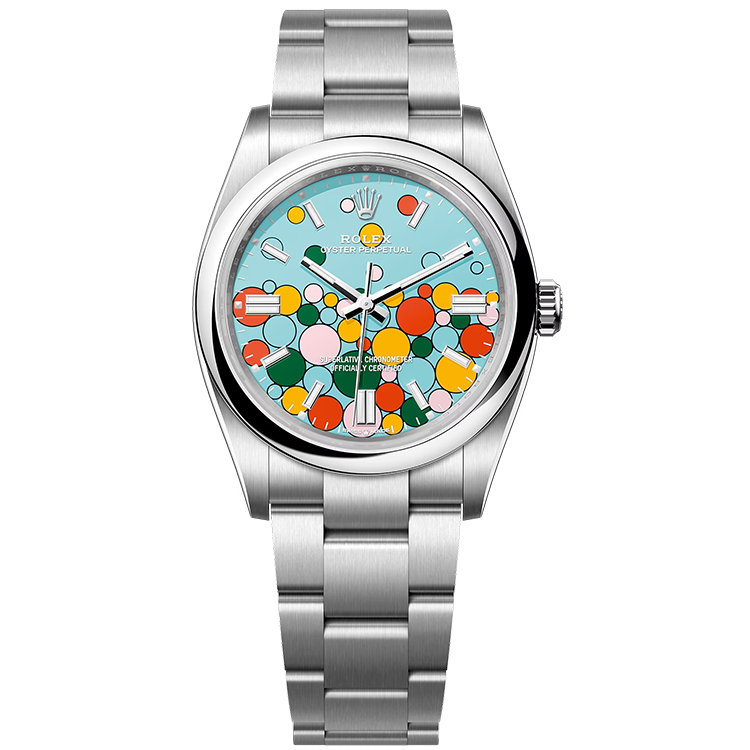Rolex Oyster Perpetual Blue Steel 36mm - Image 1