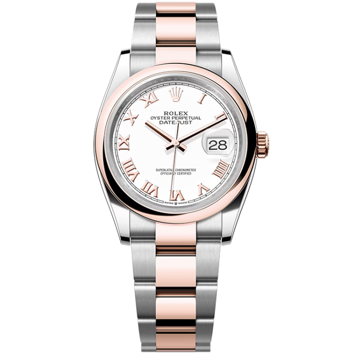 Rolex Datejust White Two-Tone 36mm - Image 1