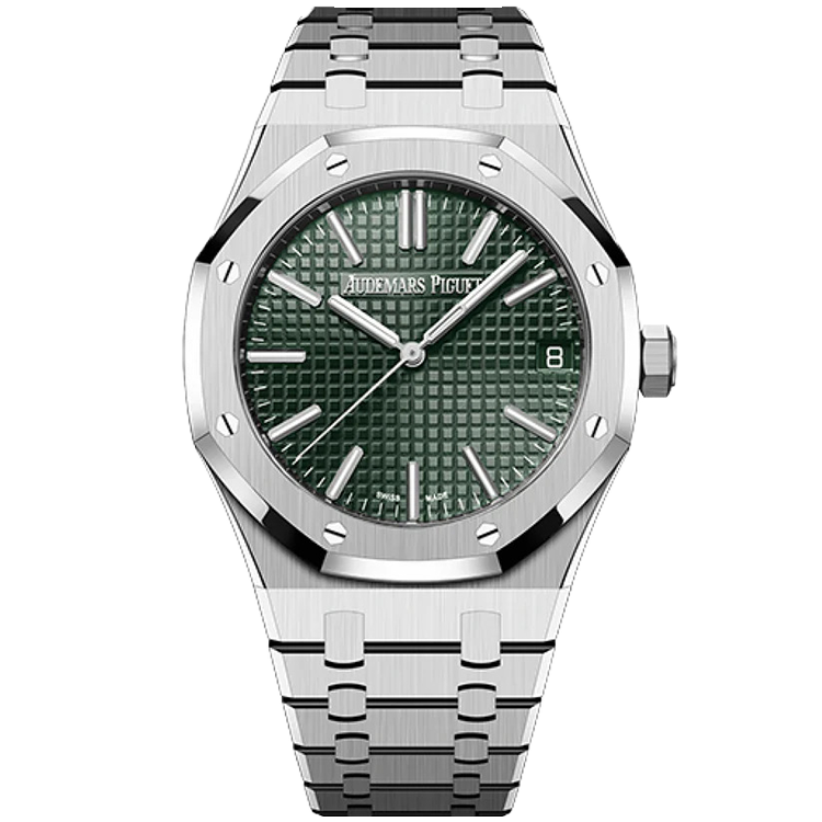 Audemars Piguet Royal Oak Green Steel 41mm - Image 1