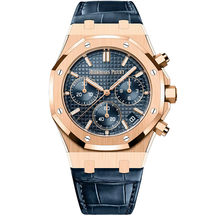 Audemars Piguet Royal Oak Chronograph Blue Leather 41mm - Image 1