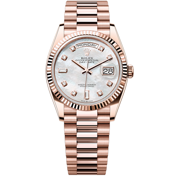 Rolex Day-Date Mother of Pearl Rose Gold 36mm