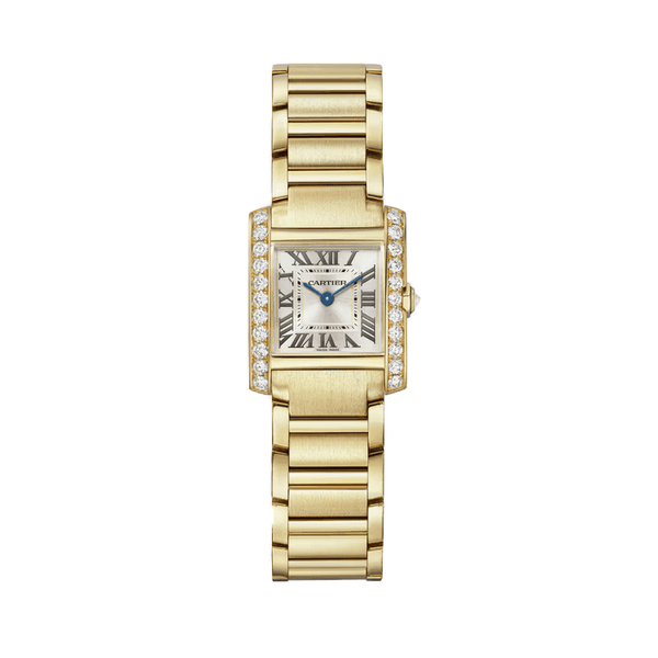 Cartier Tank Française Silver Yellow Gold 21.2mm