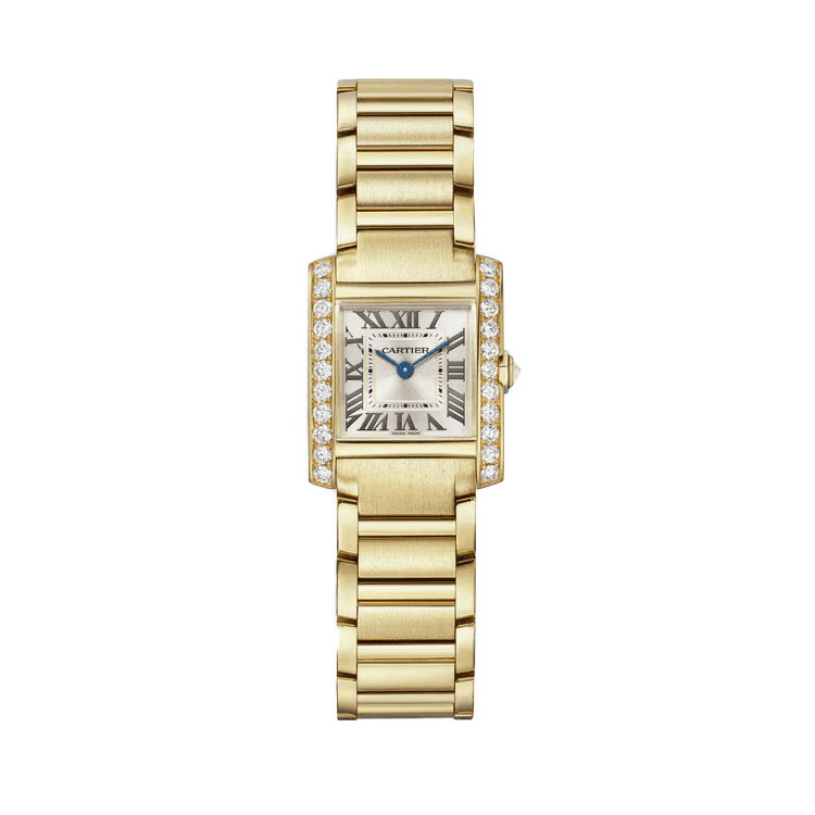 Cartier Tank Française Silver Yellow Gold 21.2mm - Image 1
