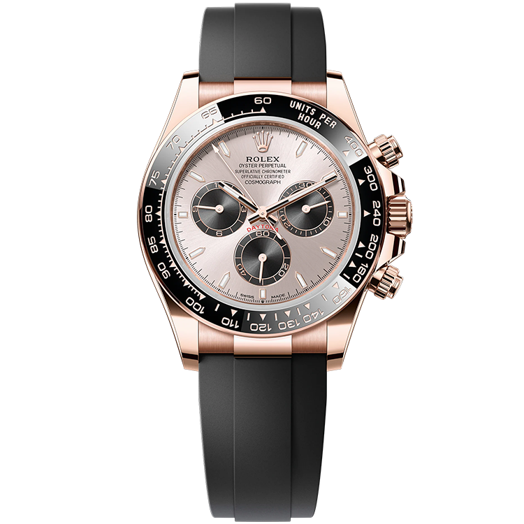 Rolex Daytona Rose Sundust Rubber 40mm - Image 1