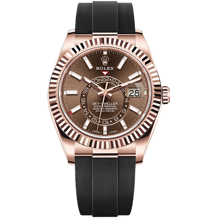 Rolex Sky-Dweller Chocolate Rubber 42mm - Image 1