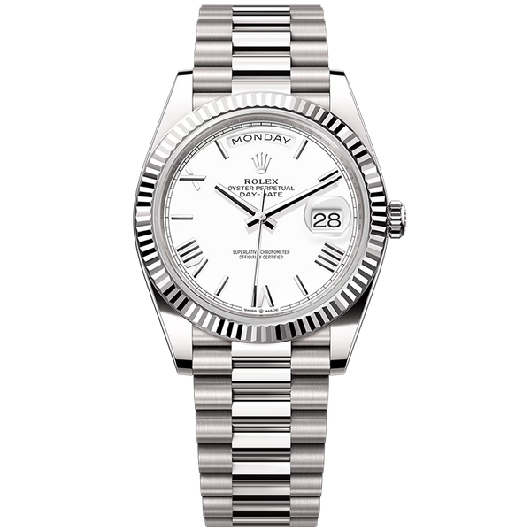Rolex Day-Date White White Gold 40mm