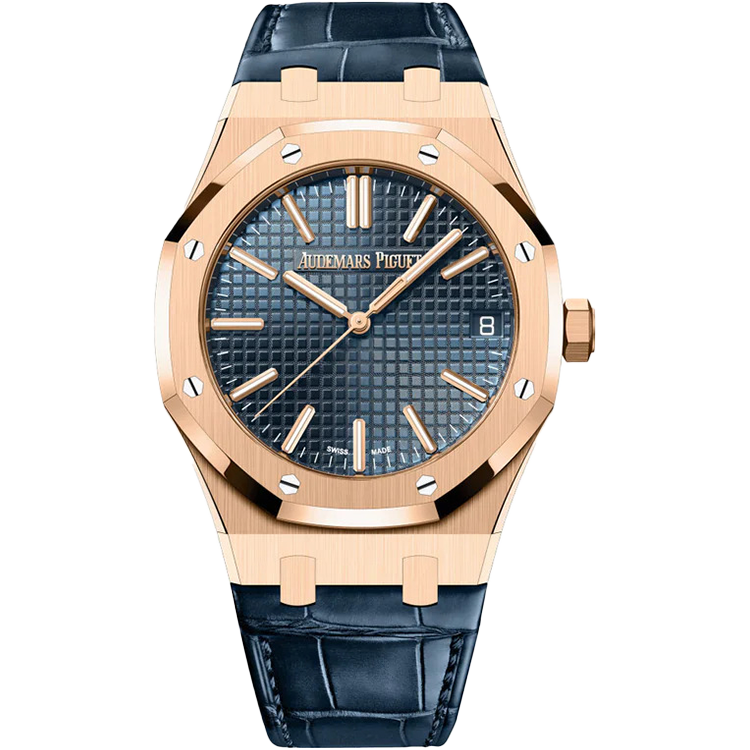 Audemars Piguet Royal Oak Blue Leather 41mm - Image 1