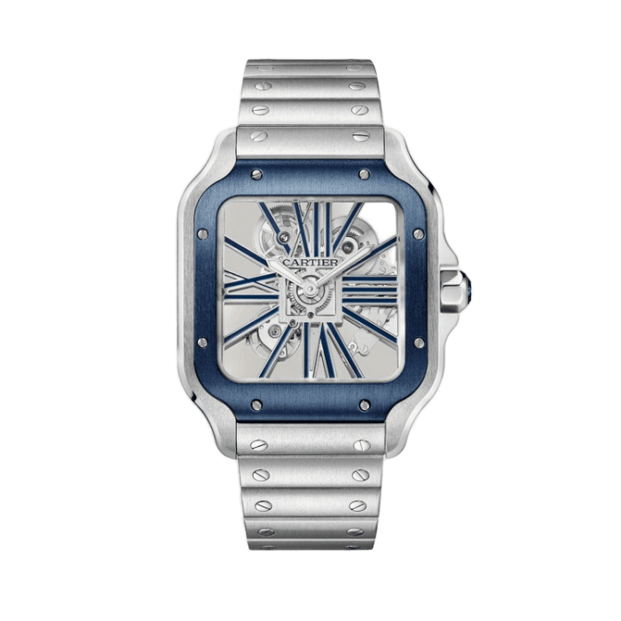 Cartier Santos Skeleton Skeleton Steel 39.8mm - Image 1