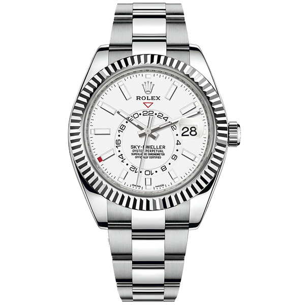Rolex Sky-Dweller White Steel 42mm
