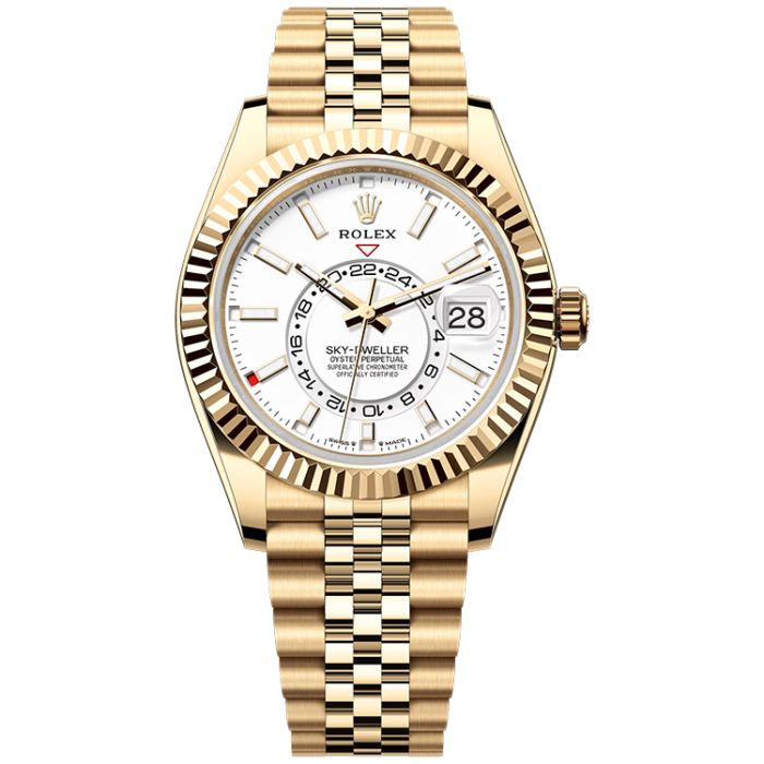 Rolex Sky-Dweller White Yellow Gold 42mm - Image 1