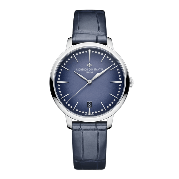 Vacheron Constantin Patrimony Blue Alligator Leather 36.5mm