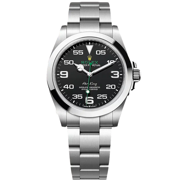 Rolex Air King Black Steel 40mm
