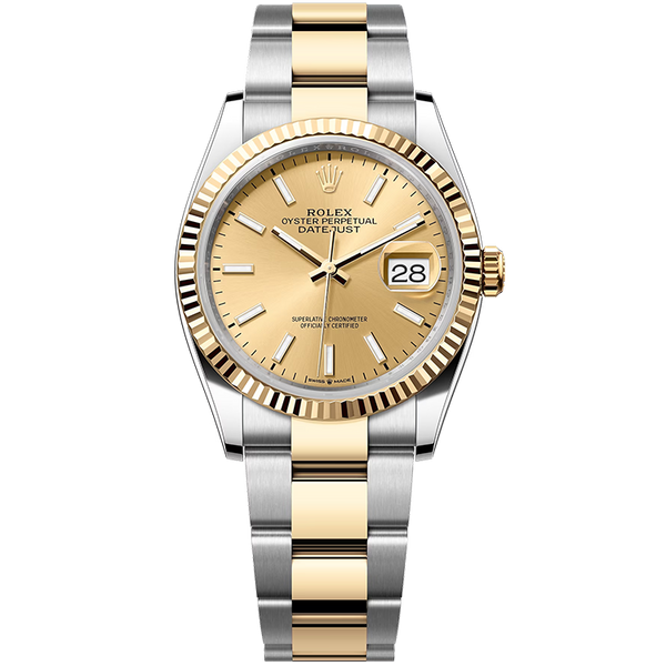 Rolex Datejust Champagne Two-Tone 36mm