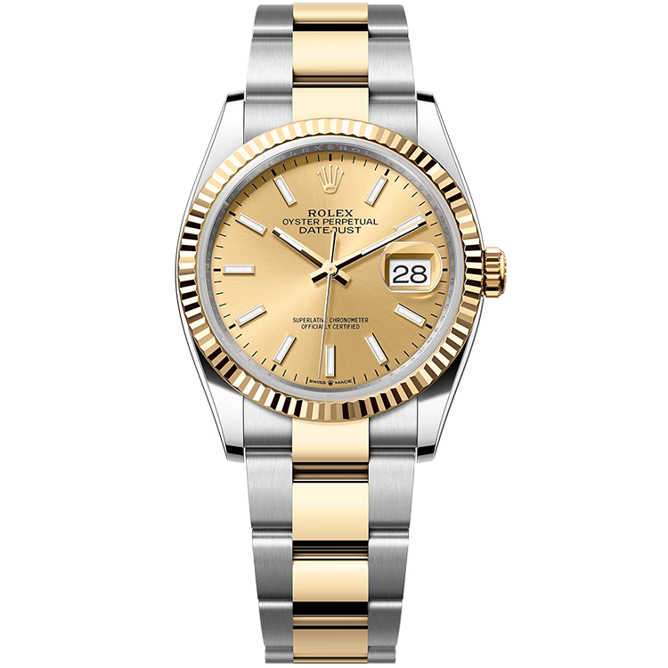 Rolex Datejust Champagne Two-Tone 36mm - Image 1
