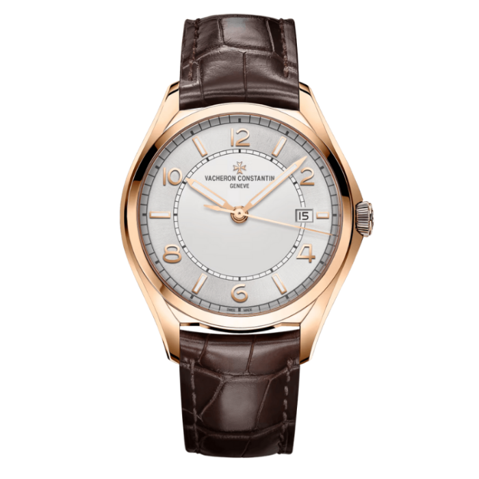 Vacheron Constantin Fiftysix Silver Alligator Leather 40mm - Image 1