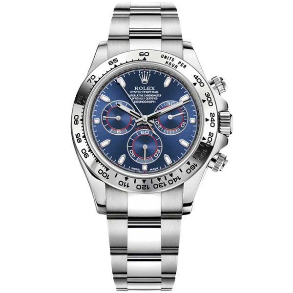 Rolex Daytona Blue White Gold 40mm