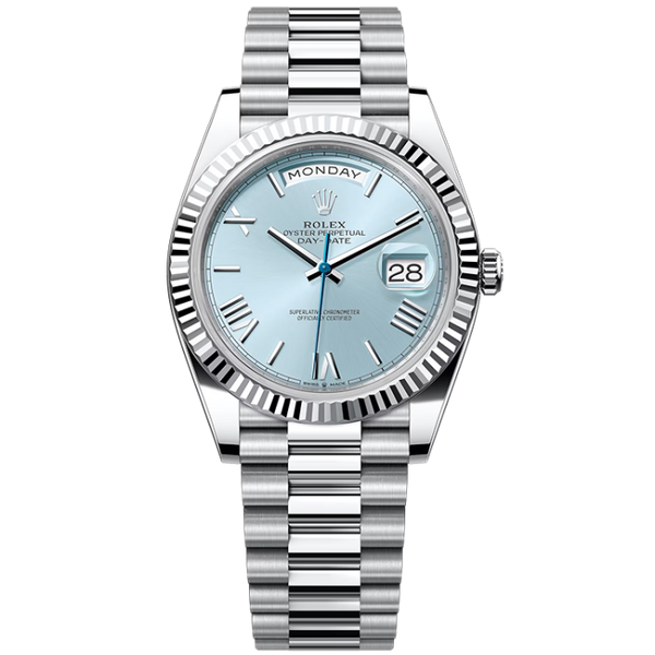 Rolex Day-Date Blue Platinum 40mm