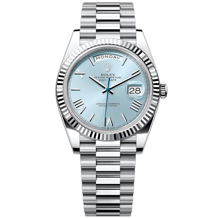 Rolex Day-Date Blue Platinum 40mm - Image 1