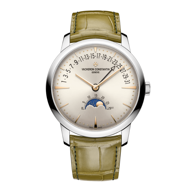 Vacheron Constantin Patrimony Silver Alligator Leather 42.5mm - Image 1