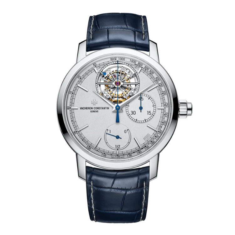 Vacheron Constantin Traditionnelle Tourbillon Silver Alligator Leather 42.5mm - Image 1