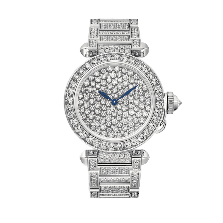 Cartier Pasha Diamond Pave White Gold 35mm - Image 1