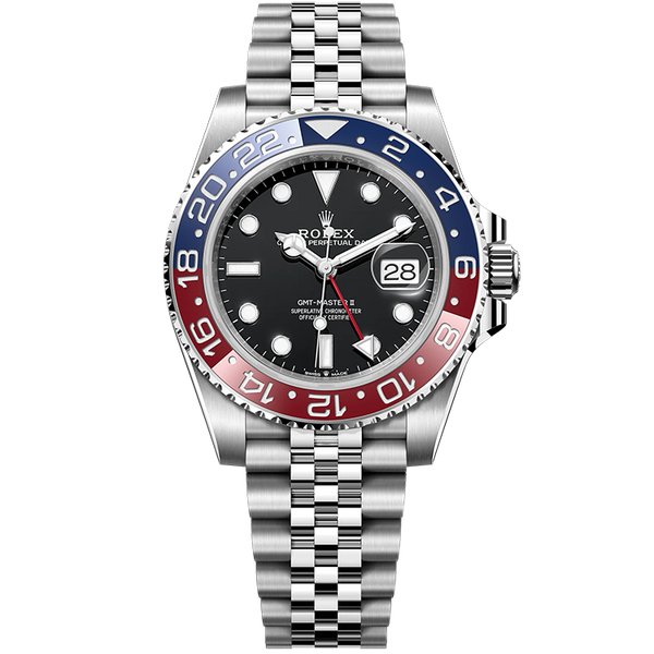 "Pepsi" Rolex GMT-Master II Black Steel 40mm
