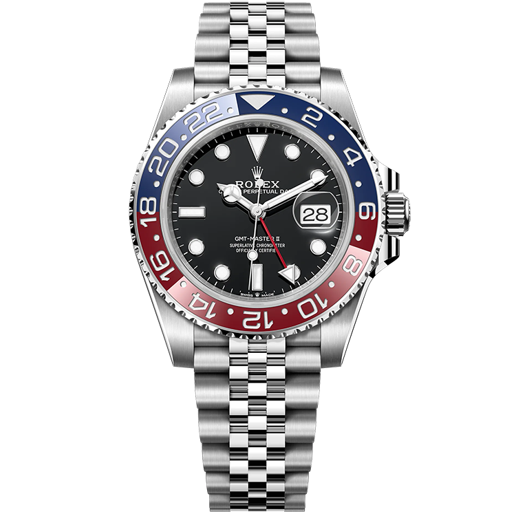 "Pepsi" Rolex GMT-Master II Black Steel 40mm - Image 1