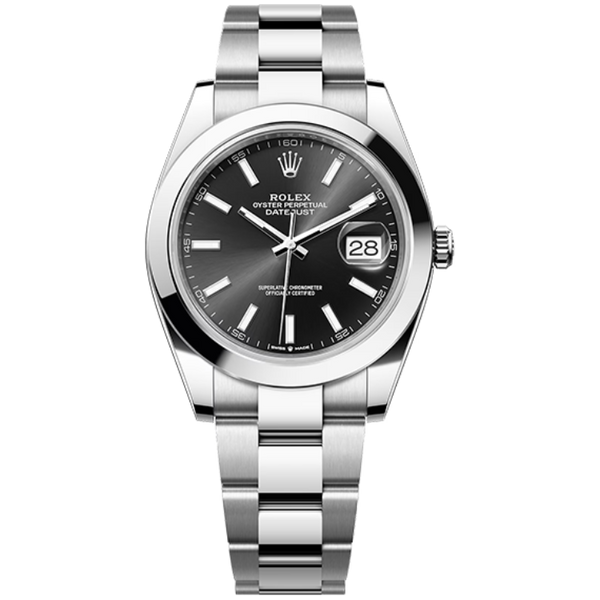 Rolex Datejust Black Steel 41mm