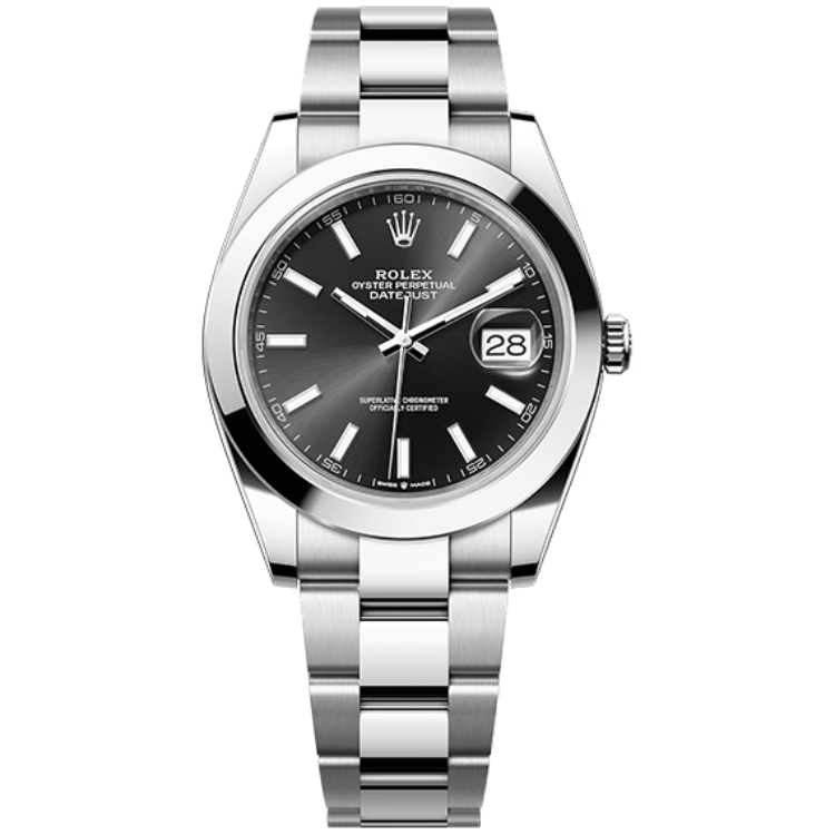 Rolex Datejust Black Steel 41mm - Image 1