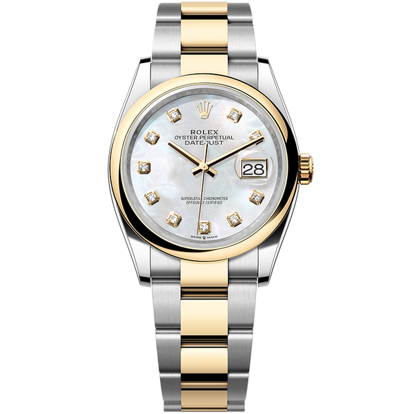 Rolex Datejust Mother of Pearl Two-Tone 36mm