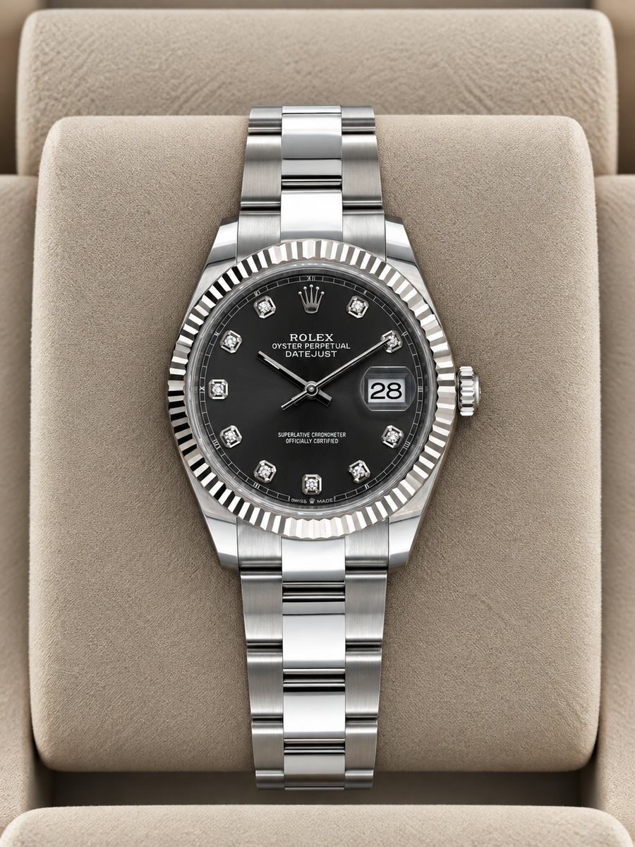 2026 Rolex Datejust 41 Rhodium Diamond Dial 126334 - Image 1