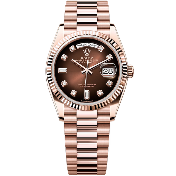 Rolex Day-Date Chocolate Rose Gold 36mm