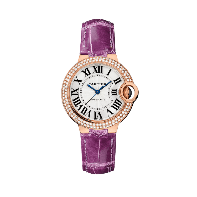 Cartier Ballon Bleu Small White Leather 33mm - Image 1