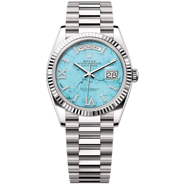 Rolex Day-Date Blue White Gold 36mm